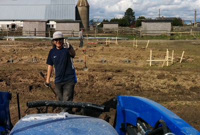 TFN farm school sowing seeds