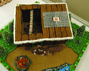 Solar panels on Ginger bread house