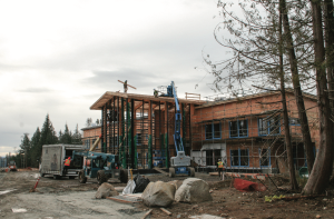 Work continues on the government house