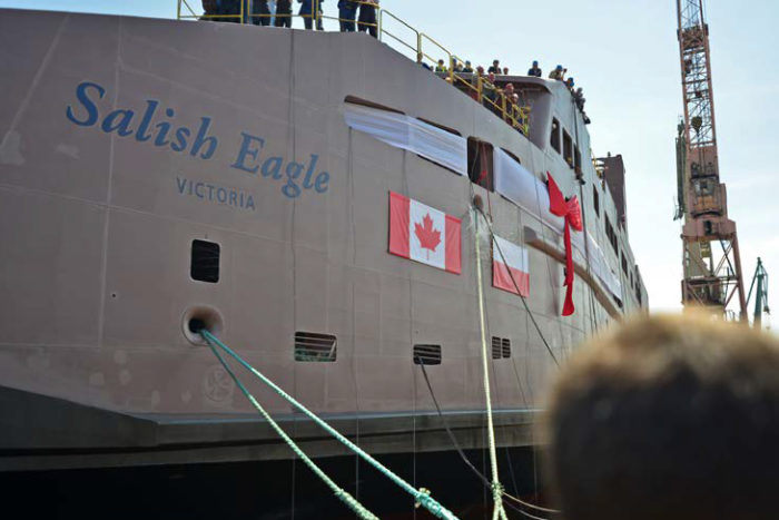 Salish Eagle christened