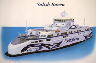 rendering of artwork for ferry