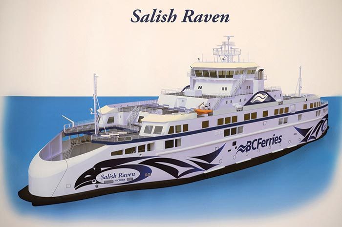 Artwork revealed for Salish class ferries