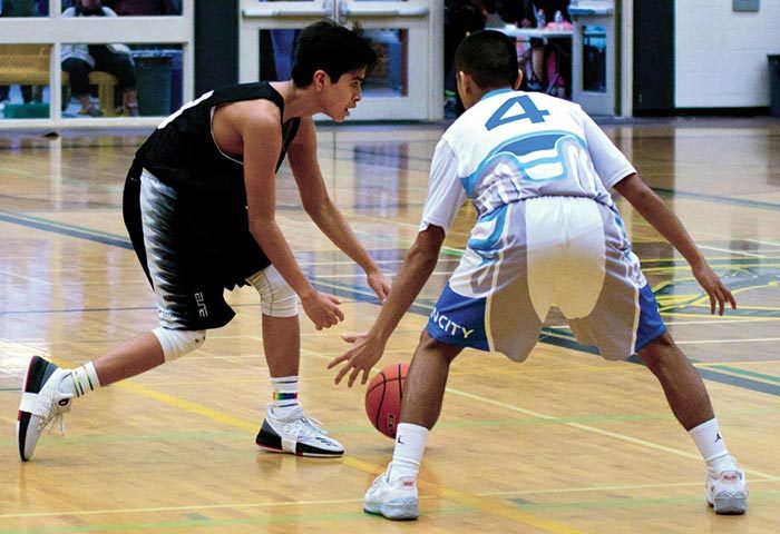 Snuneymuxw Sons play basketball championship