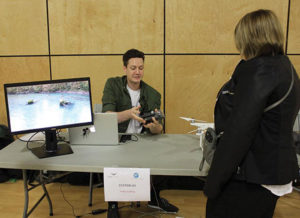 Video editing demo table