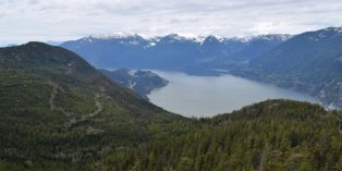 view of Squamish, BC