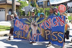 kinder morgan protestors