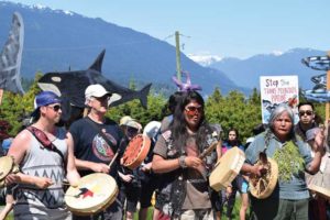 kinder morgan protestors