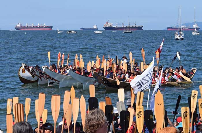 Pulling Together: canoe journey wraps on shores of Vancouver