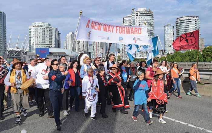 Walk for reconciliation draws tens of thousands