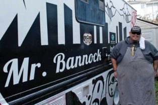 Paul Natrall with his food truck