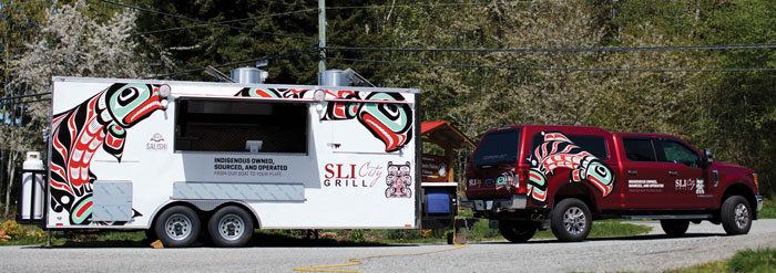 Tla’amin’s Sli City Grill goes mobile