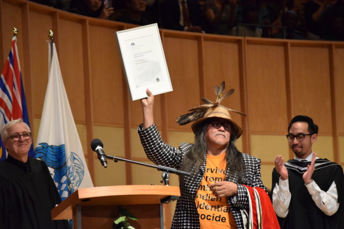 Artist Lawrence Paul Yuxweluptun receives honorary degree