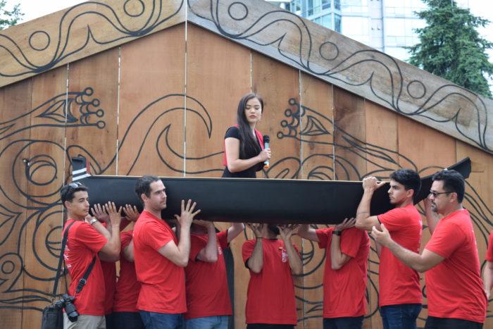 Canoe ceremony honours Indigenous women