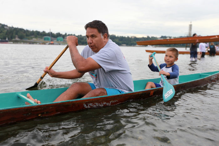 Orca relatives bless annual TWN canoe festival