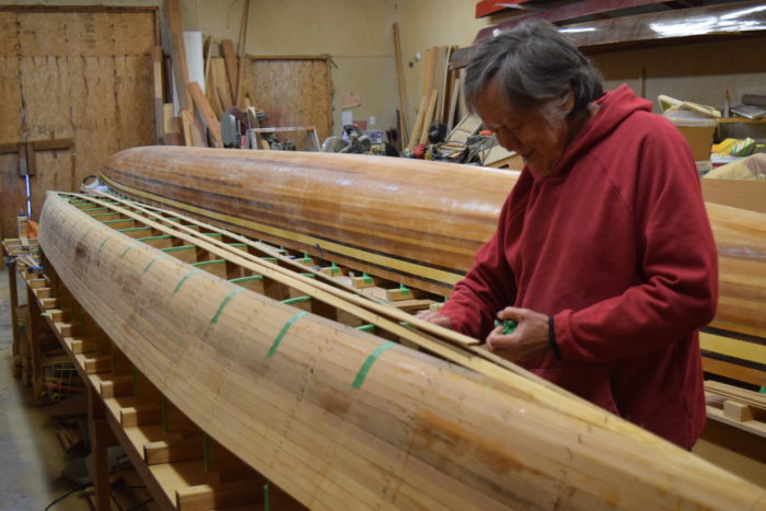 Halalt canoe builder taught himself precise craft