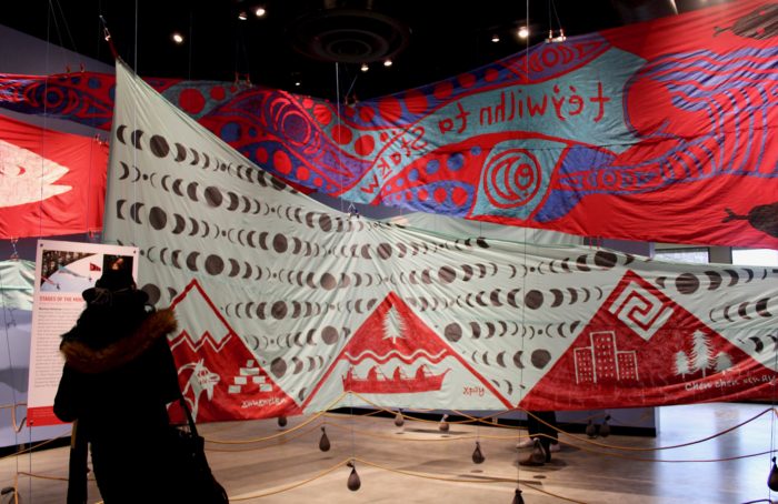 Exhibit featuring colourful blockade banners opens in Vancouver