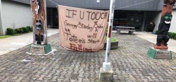 shíshálh receives flood of community support after racist vandalism